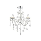 61251 Tabitha Bathroom Semi Flush Multi Arm Glass