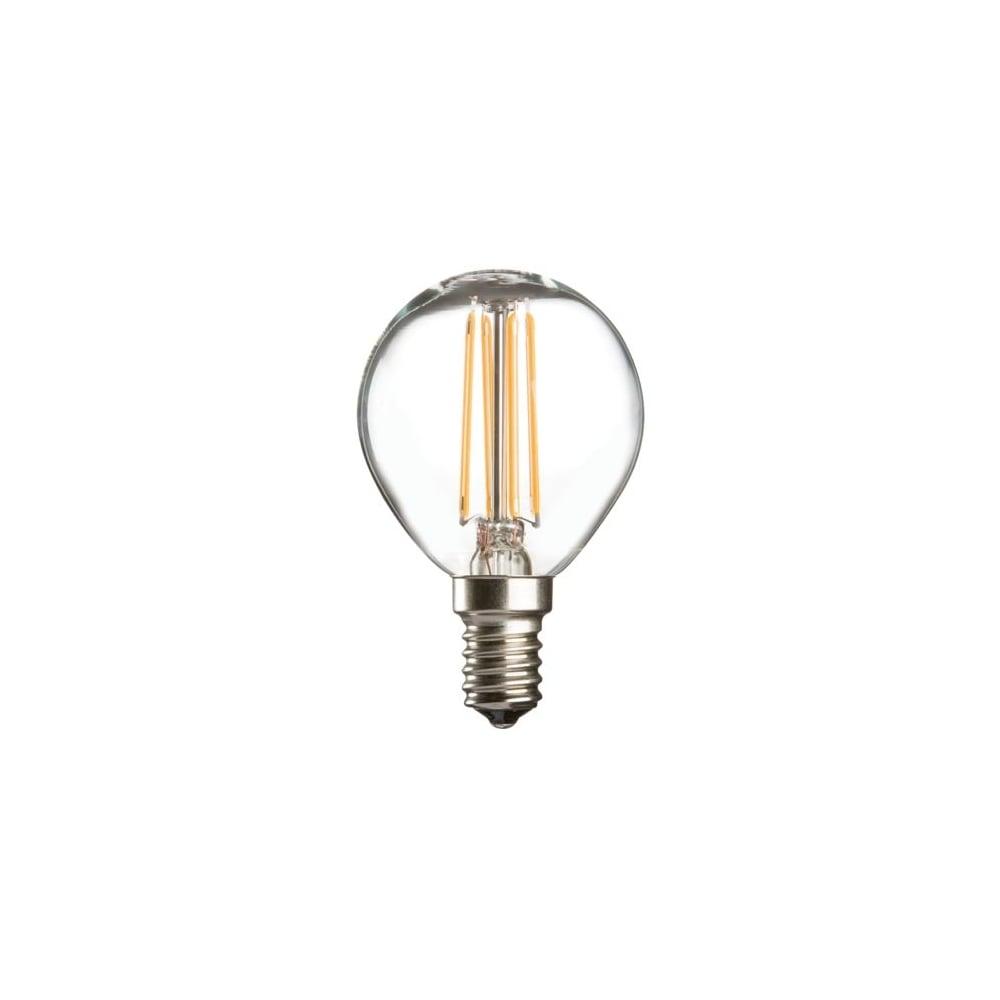 Pack of 3 LED Filament E14 4w Golf Ball