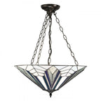 63936 Astoria Tiffany Large Inverted 3 Light Pendant