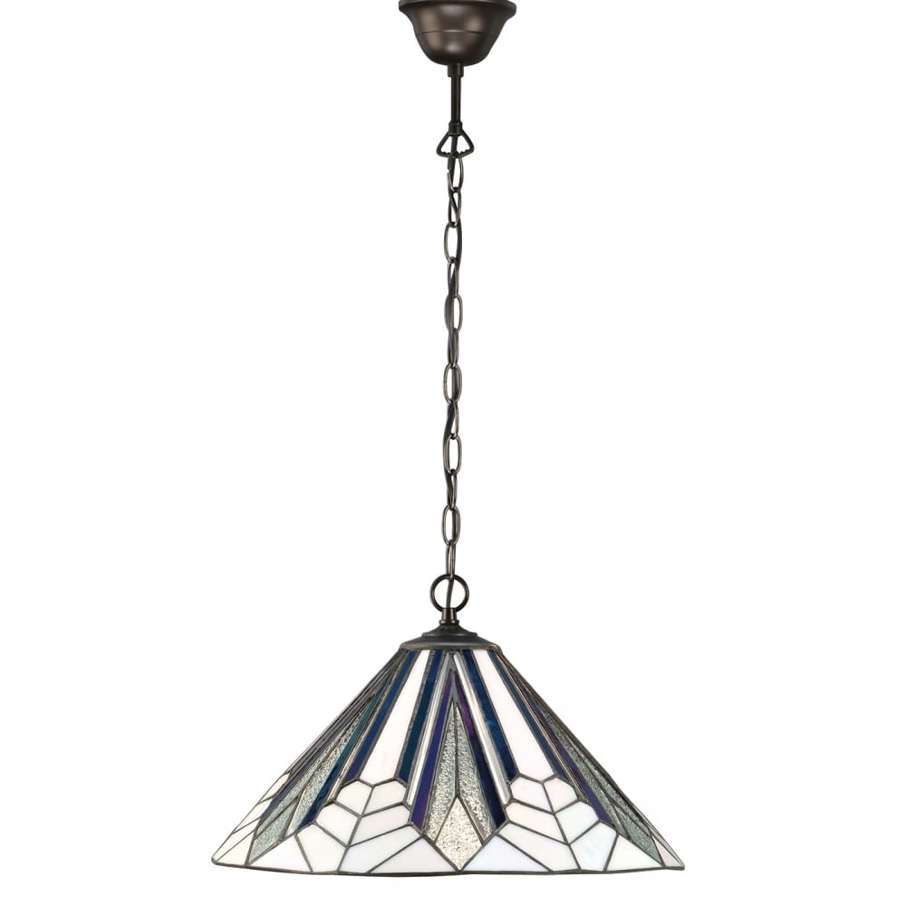 63937 Astoria Tiffany Medium 1 Light Pendant