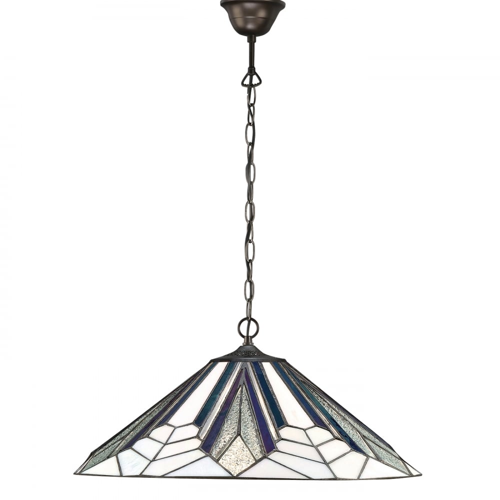 63938 Astoria Tiffany Large 1 Light Pendant