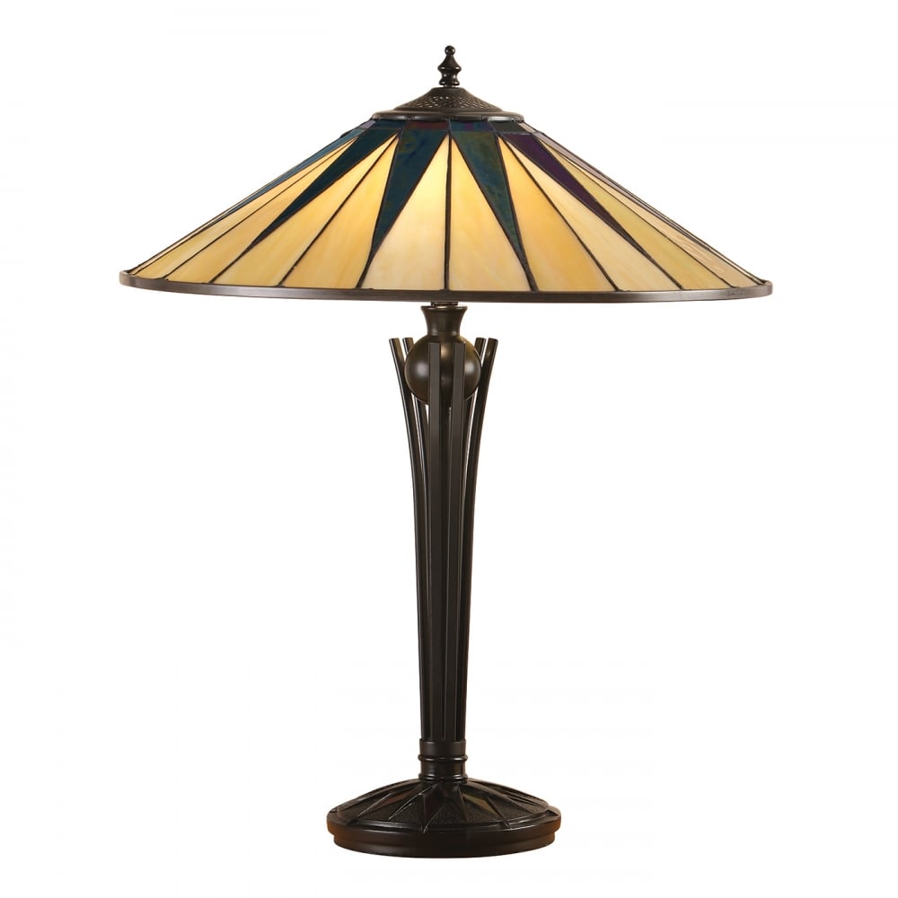 64045 Dark Star Tiffany Large Table Lamp