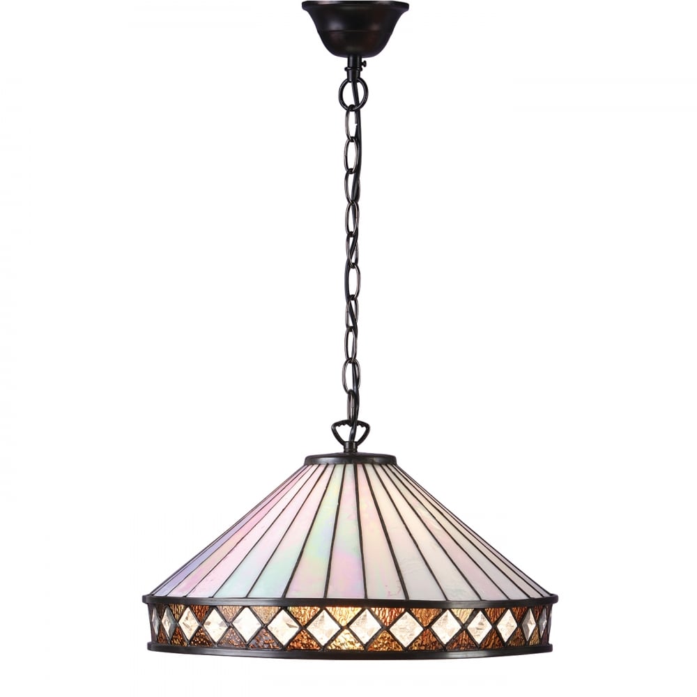 64147 Fargo Tiffany Large 1 Light Pendant