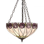64175 Hutchinson Tiffany Medium Inverted 3 Light Pendant