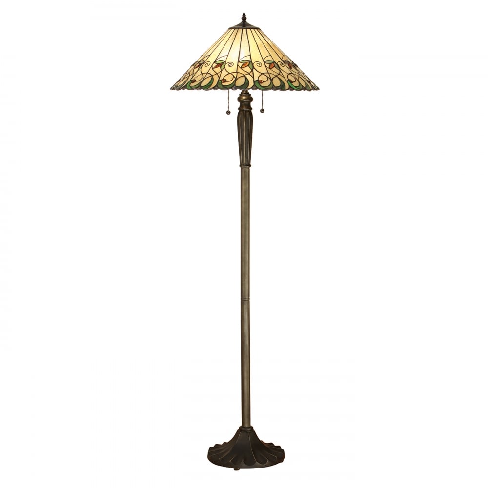 64192 Jamelia Tiffany Floor Lamp