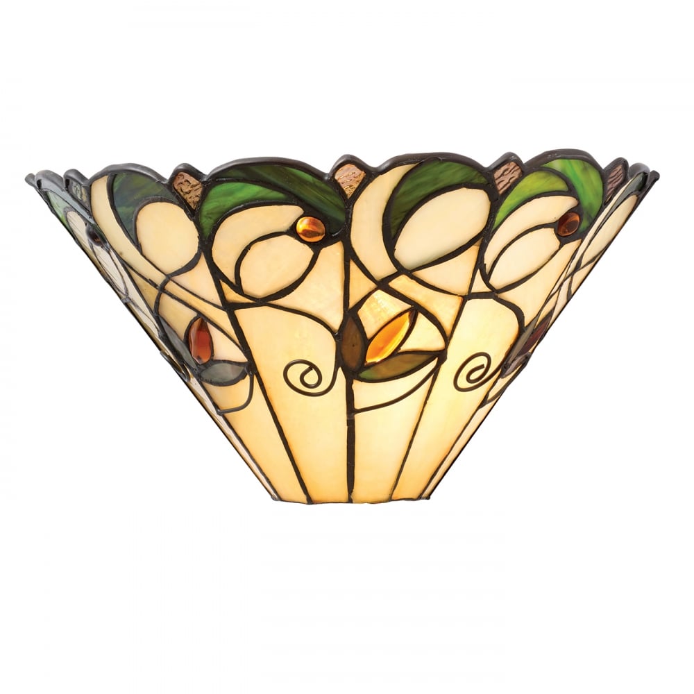 64198 Jamelia Tiffany Wall Light