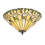 70706 Jamelia Tiffany Large 2 Light Flush