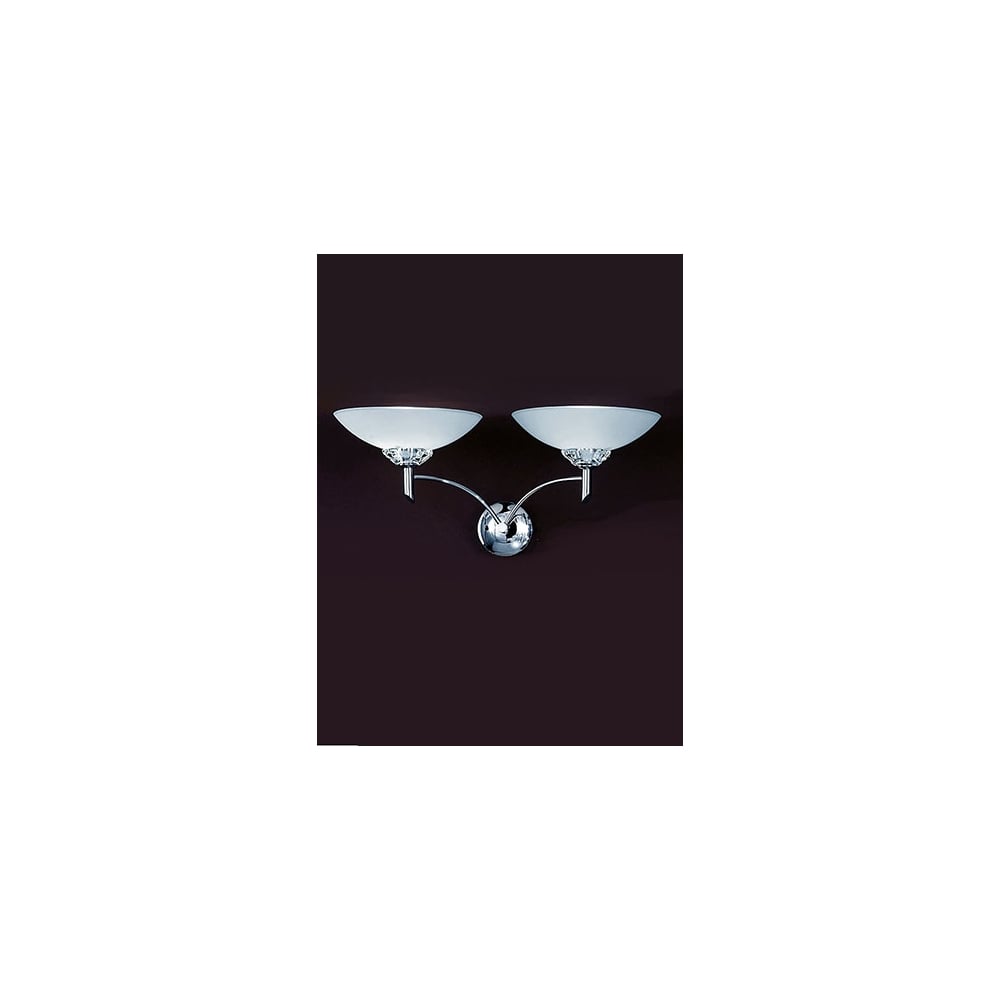 FL2006/2 Fizz 2 Light Wall Bracket Chrome (SD)