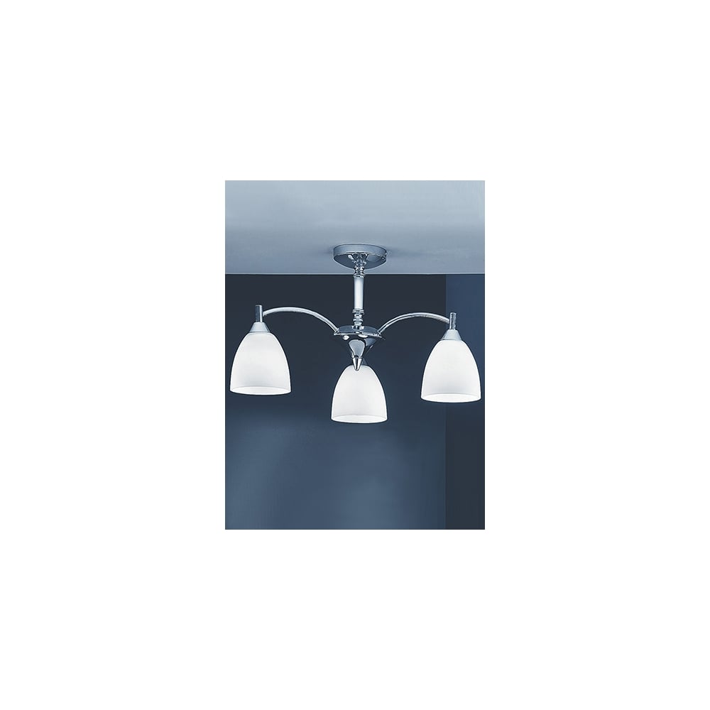 FL2087/3 Emmy 3 Light Ceiling Flush Chrome