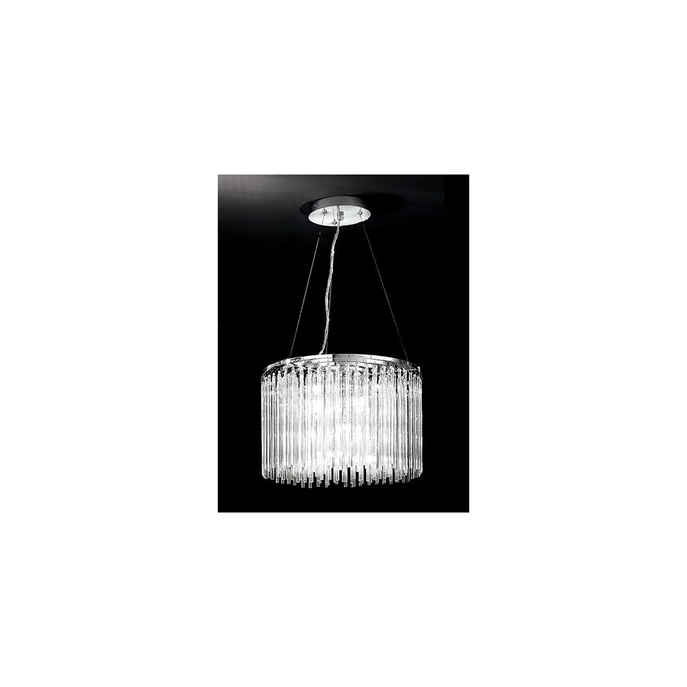 FL2094/9 Carillon 9 Light Pendant Chrome