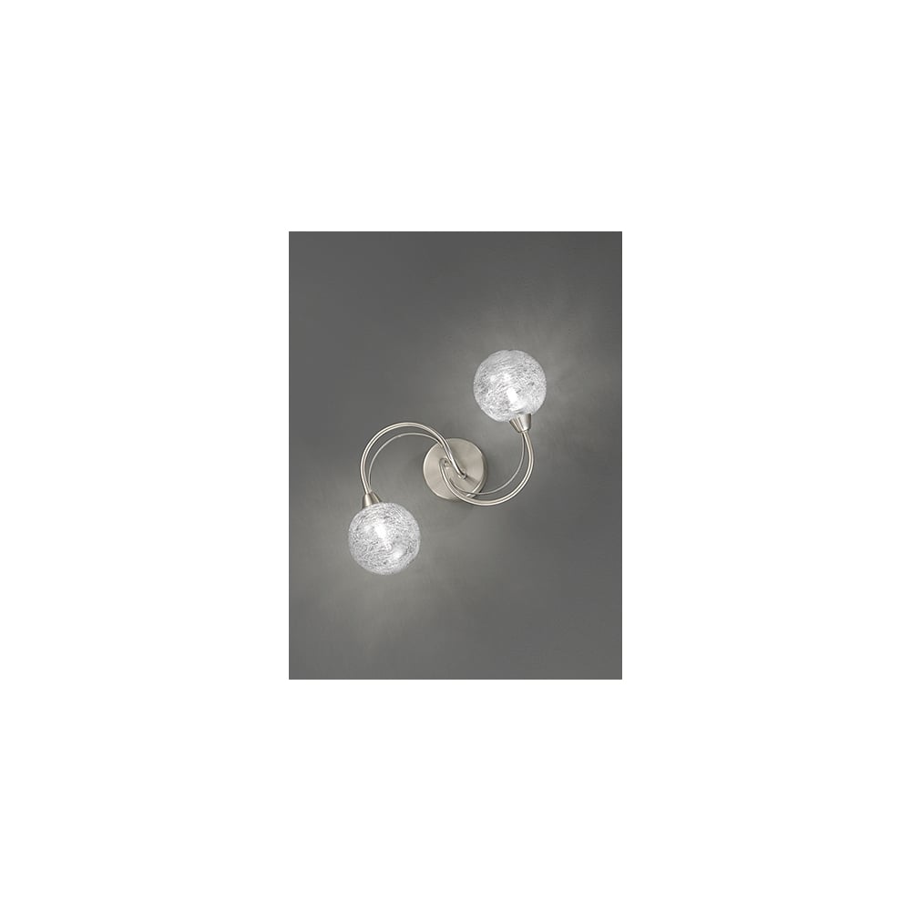 Gyro 2 Light Ceiling / Wall Satin Nickel