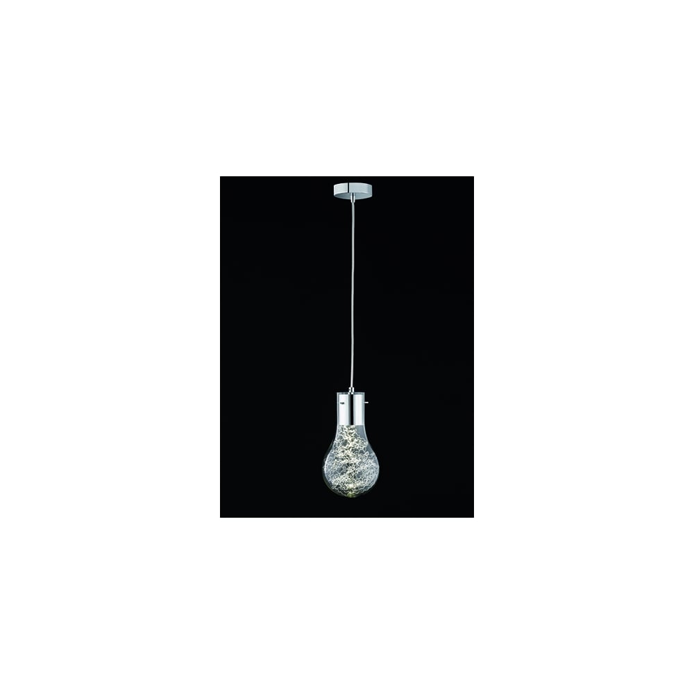 FL2334/1 Frenzy 1 Light Pendant Chrome (SD)