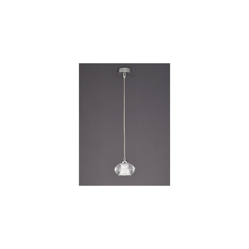 PCH117 Tizzy 1 Light Pendant Chrome (SD)