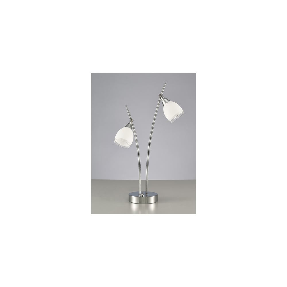 TL982 Lutina 2 Light Table Lamp Chrome (SD)