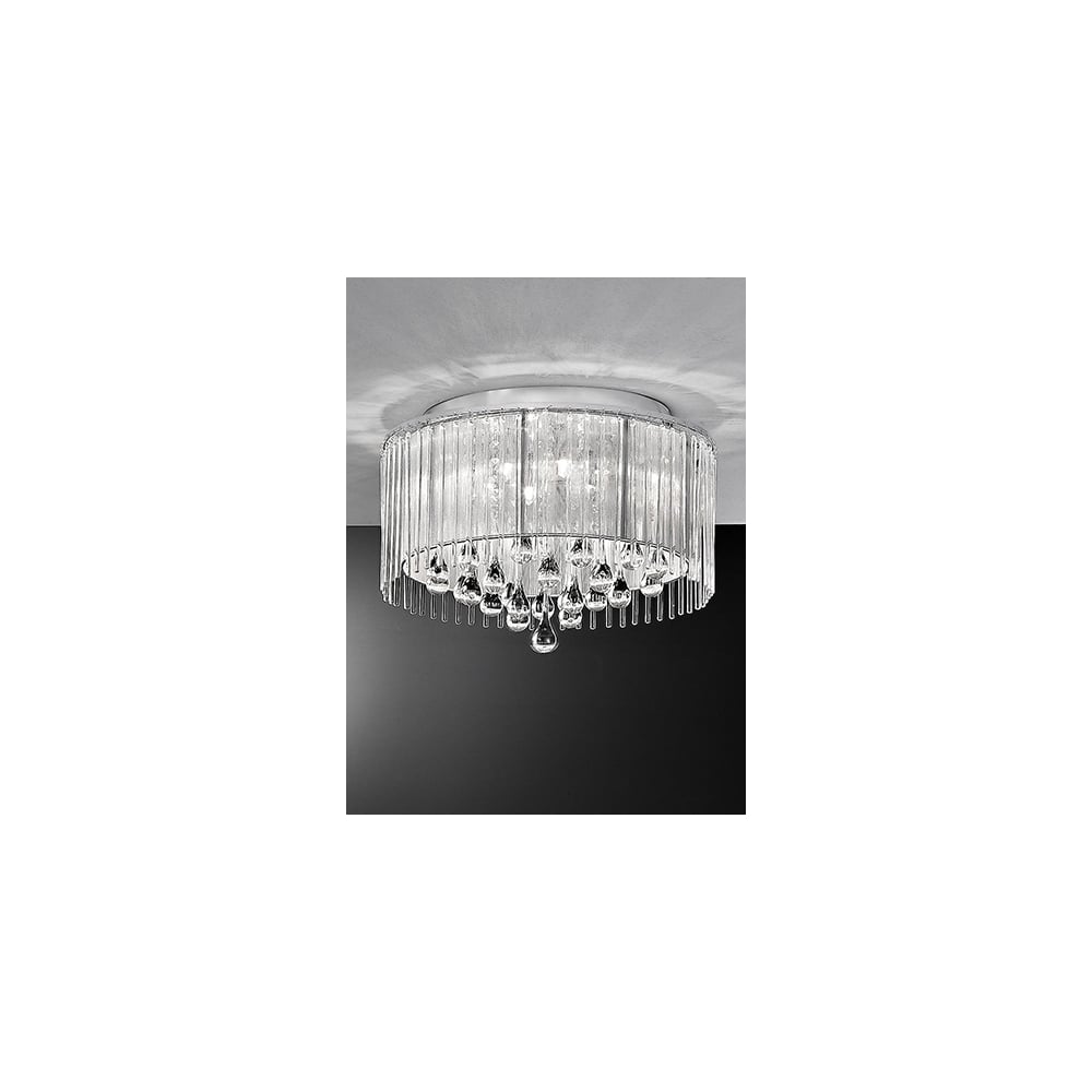 FL2160/6 Spirit 6 Light Ceiling Flush Chrome