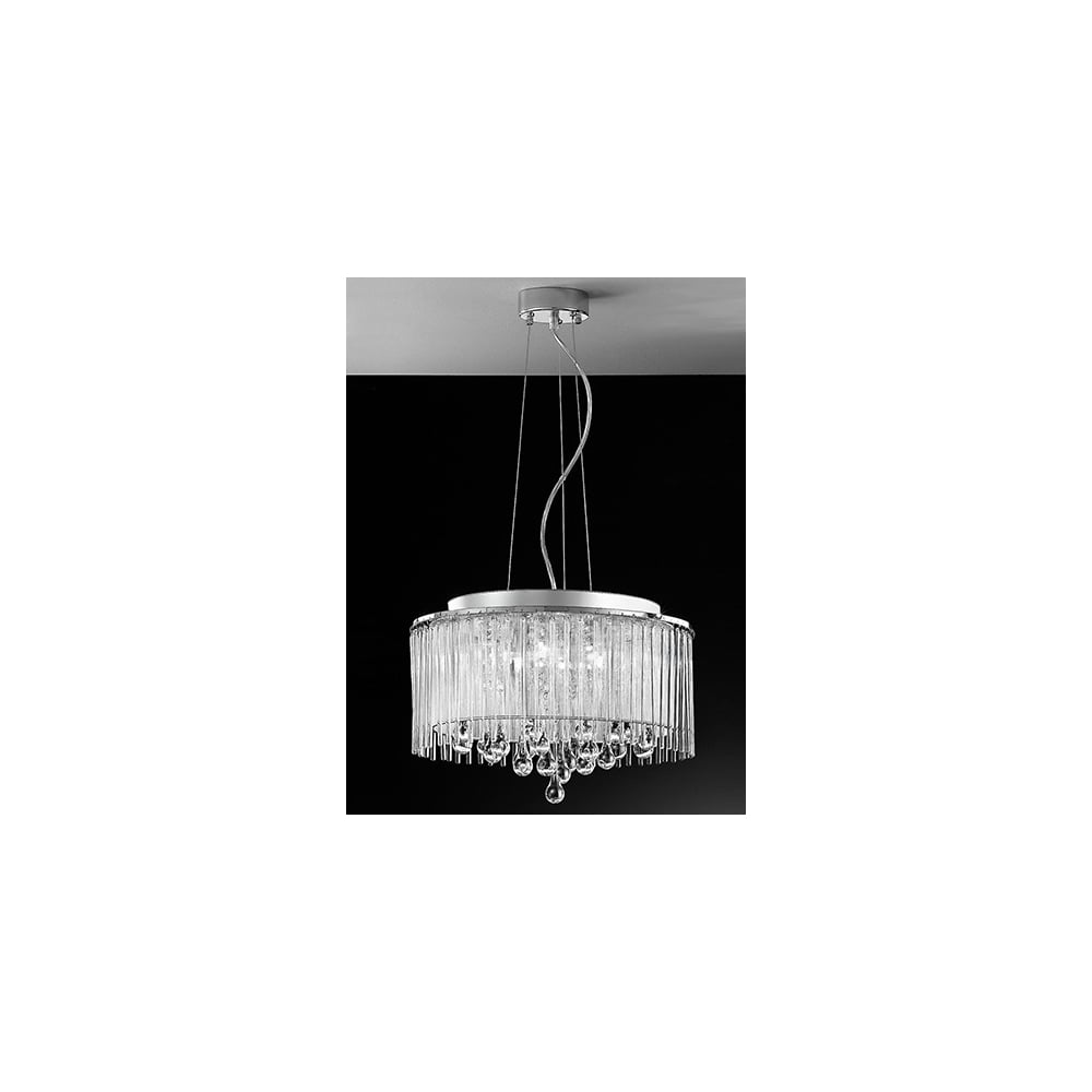FL2161/6 Spirit 6 Light Pendant Chrome