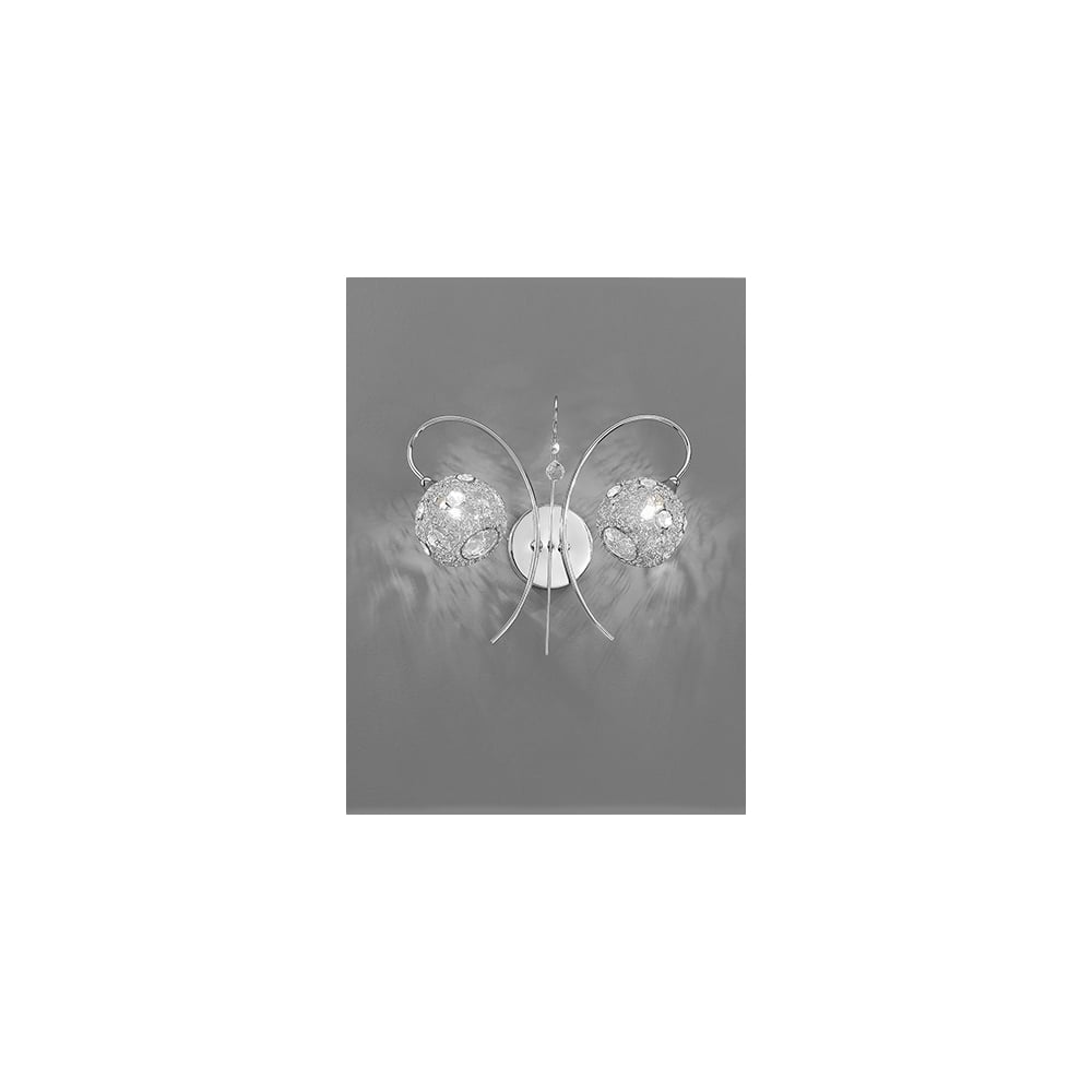 FL2214/2 Orion 2 Light Wall Bracket Chrome (SD)