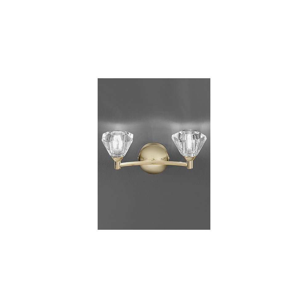 FL2230/2 Twista 2 Light Wall Bracket Brass (SD)