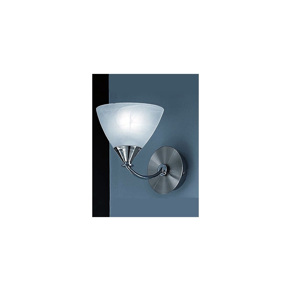 1 Light Wall Bracket Brushed Nickel (SD)