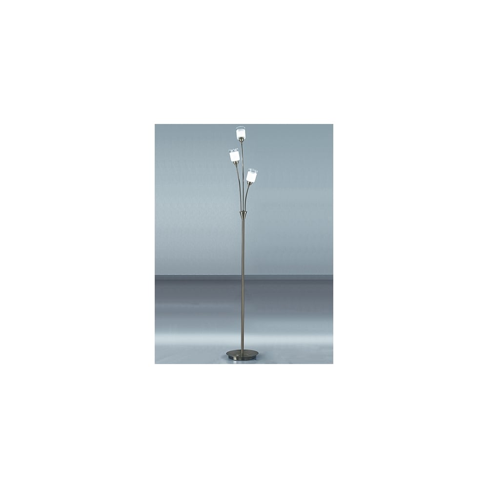 SL685 Campani 3 Light Floor Lamp Bronze