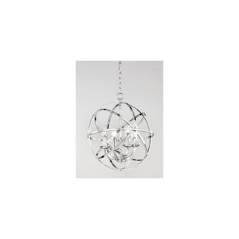 Zany 4 Light Pendant Chrome