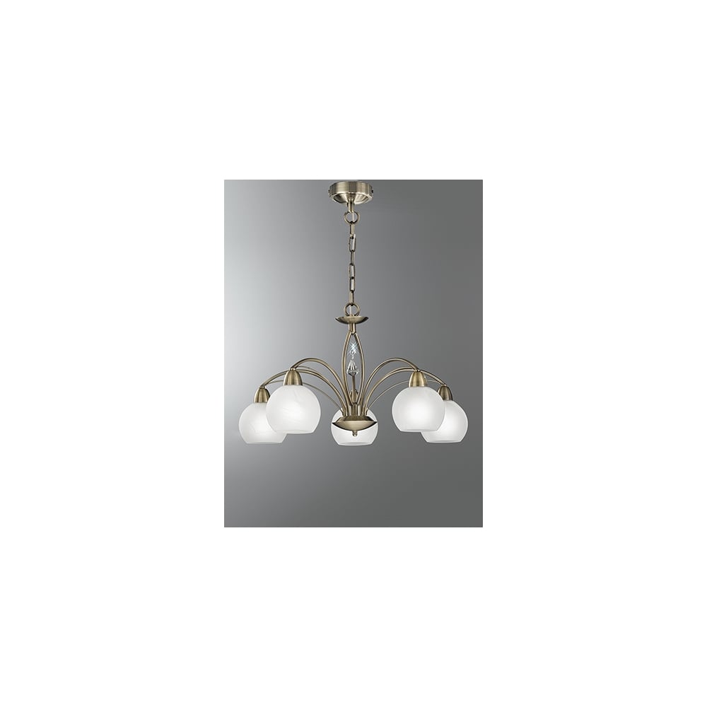 Thea 5 Light Pendant / Flush Conversion Bronze