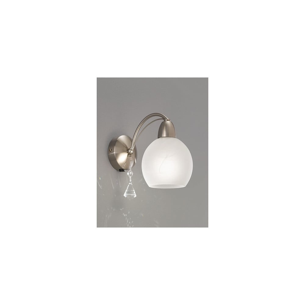 FL2277/1 Thea 1 Light Wall Bracket Satin Nickel