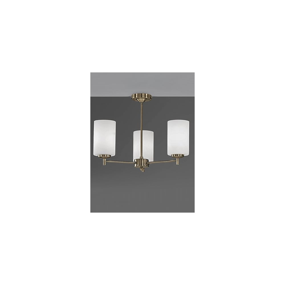 Decima 3 Light Ceiling Flush Bronze