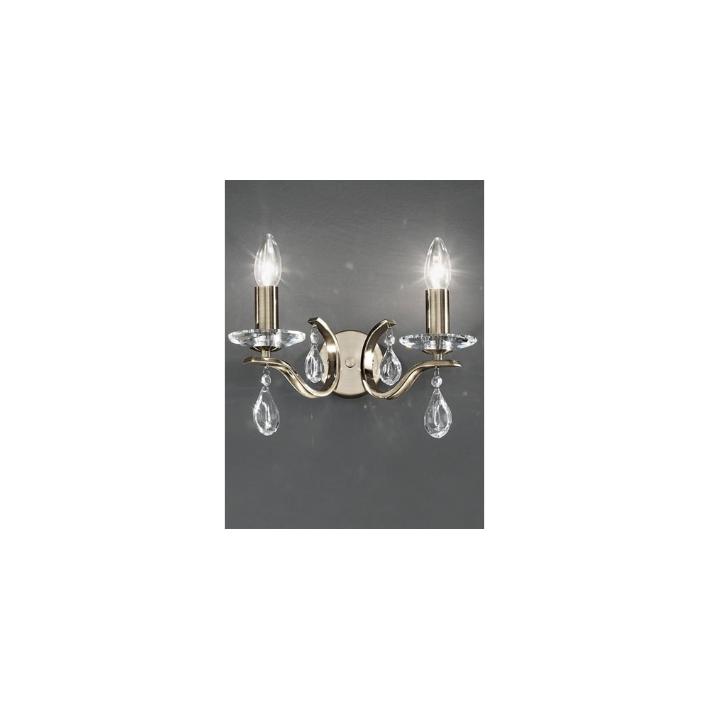 Willow 2 Light Wall Bracket Bronze