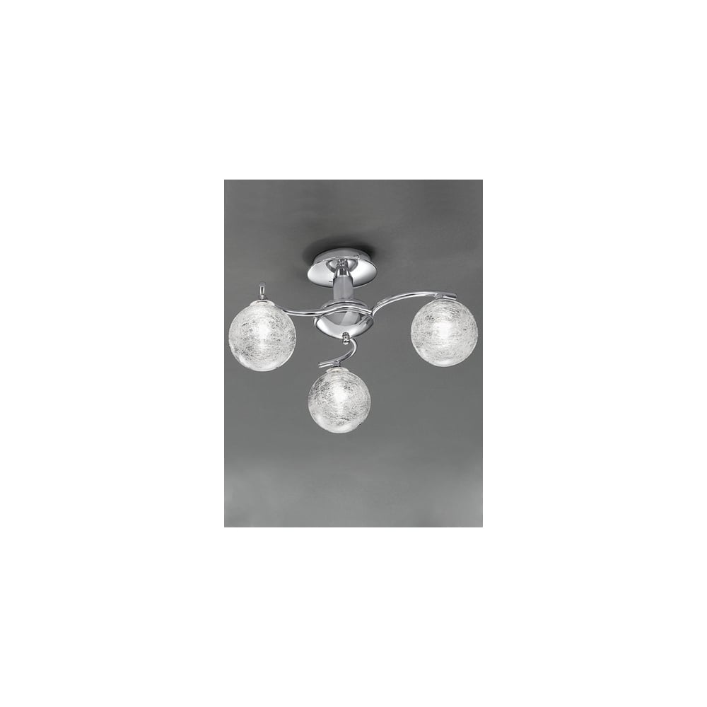 FL2311/3 Chrome Ceiling Flush 3 Light (SD)