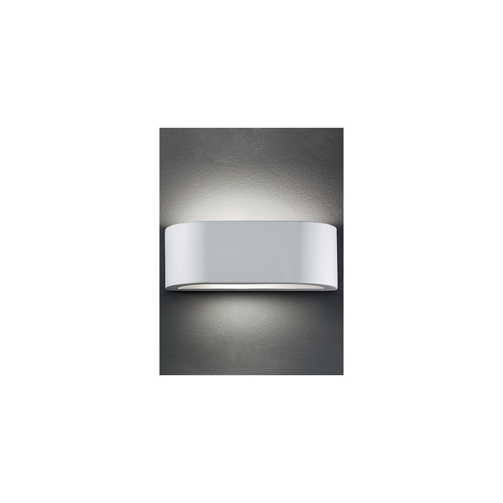 1 Light Wall Uplighter Ceramic