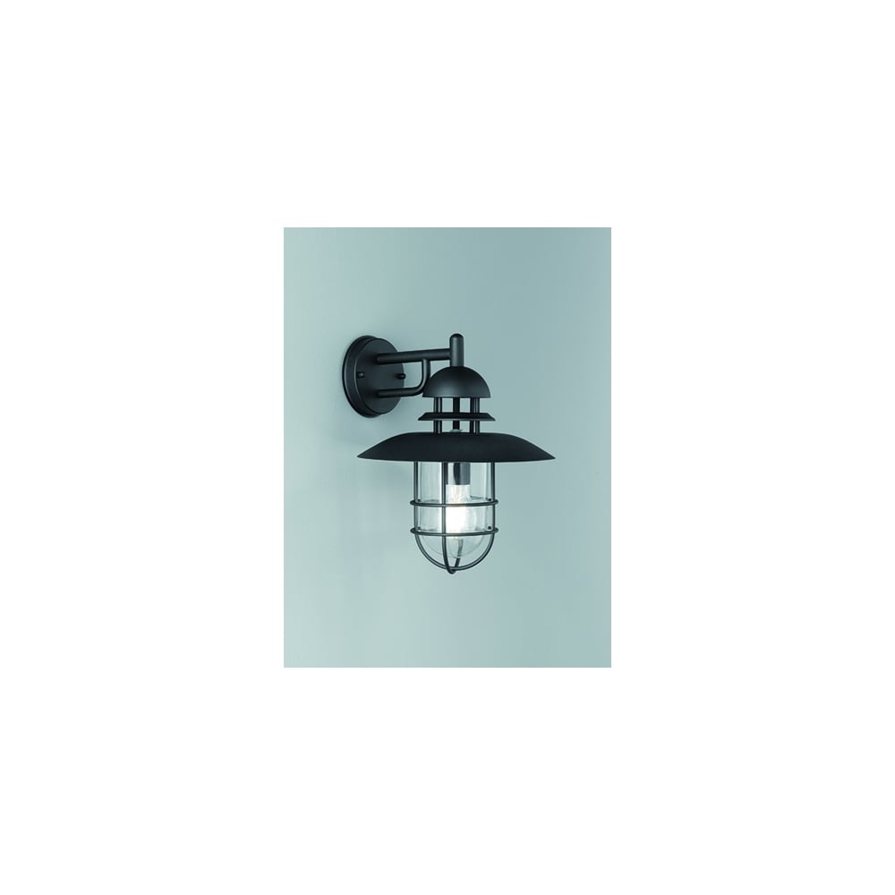 EXT6616 Exto Outside 1 Light Wall Bracket Black