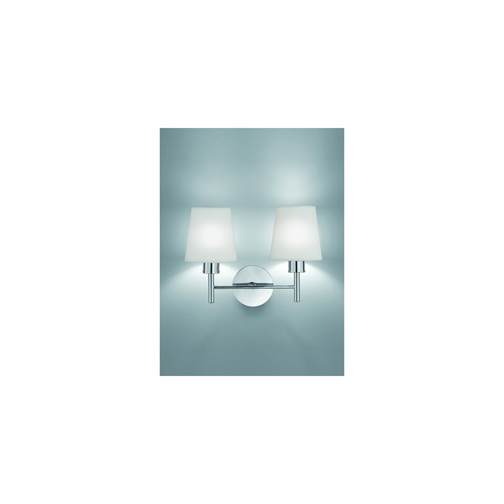 FL2126/2/1123 Turin 2 Light Wall Bracket Chrome