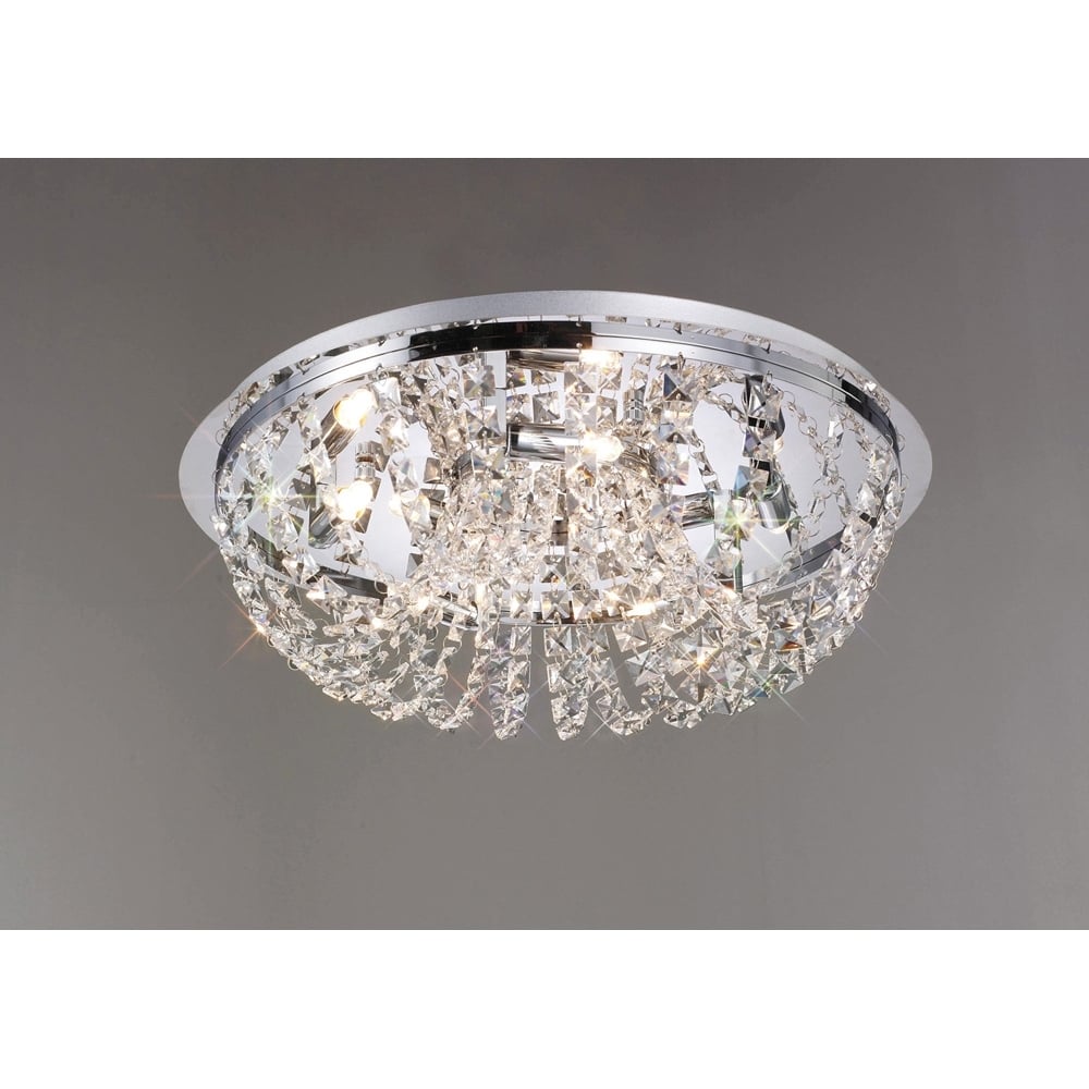 IL30043 Cosmos Ceiling 5 Light Polished Chrome/crystal