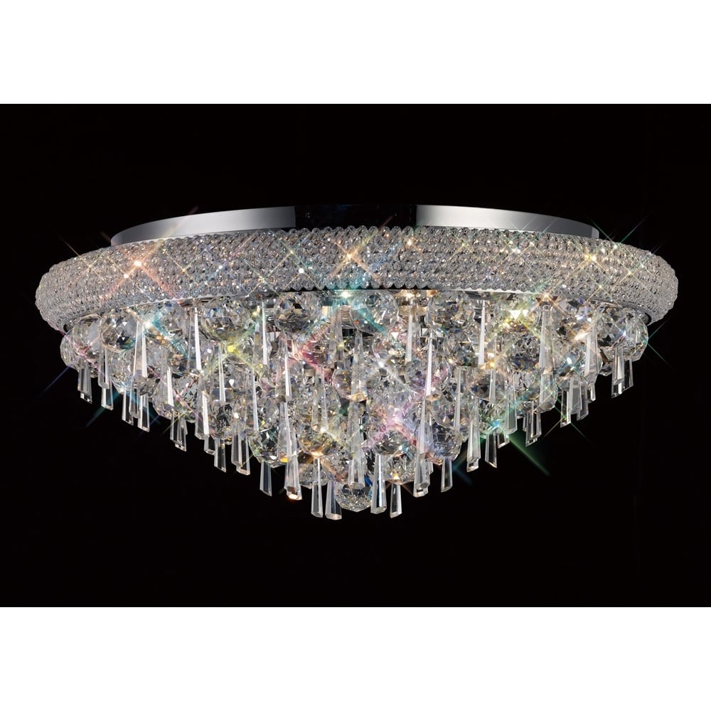 IL31447 Alexandra Ceiling Chrome/crystal