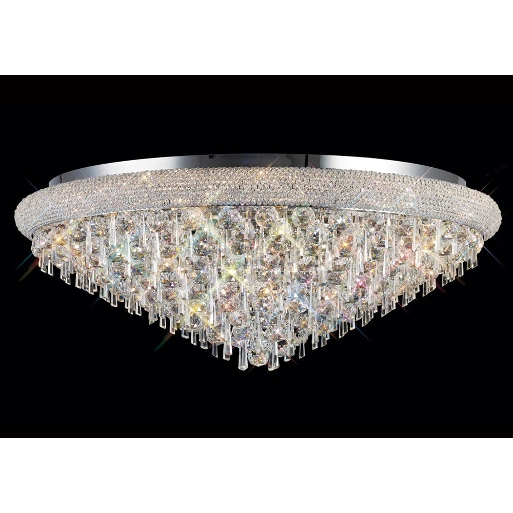 IL31449 Alexandra Ceiling Chrome/crystal