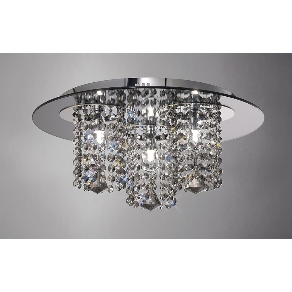 IL31466 Pegasus Ceiling Chrome/mirror/crystal