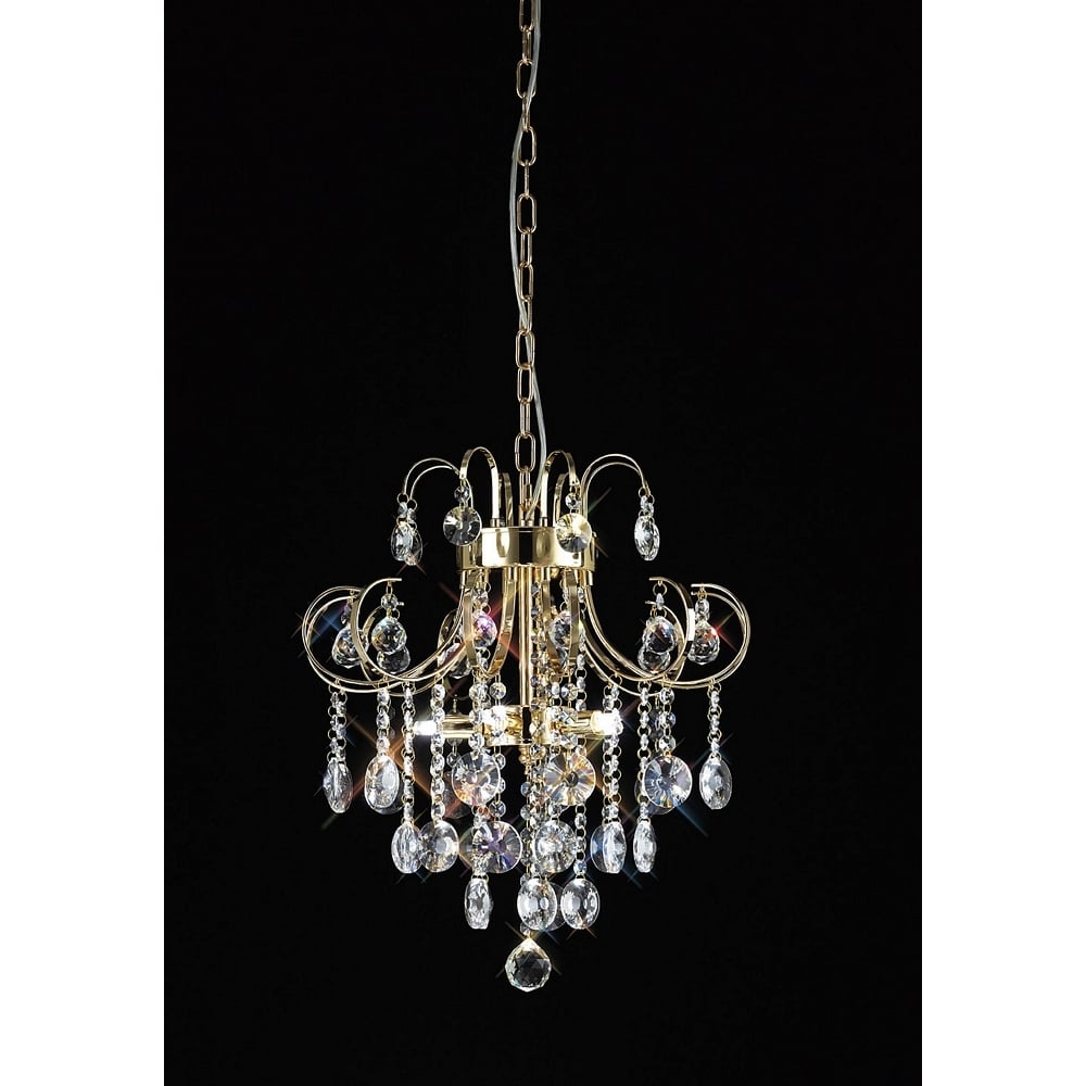 IL32054 Rosina Pendant French Gold/crystal