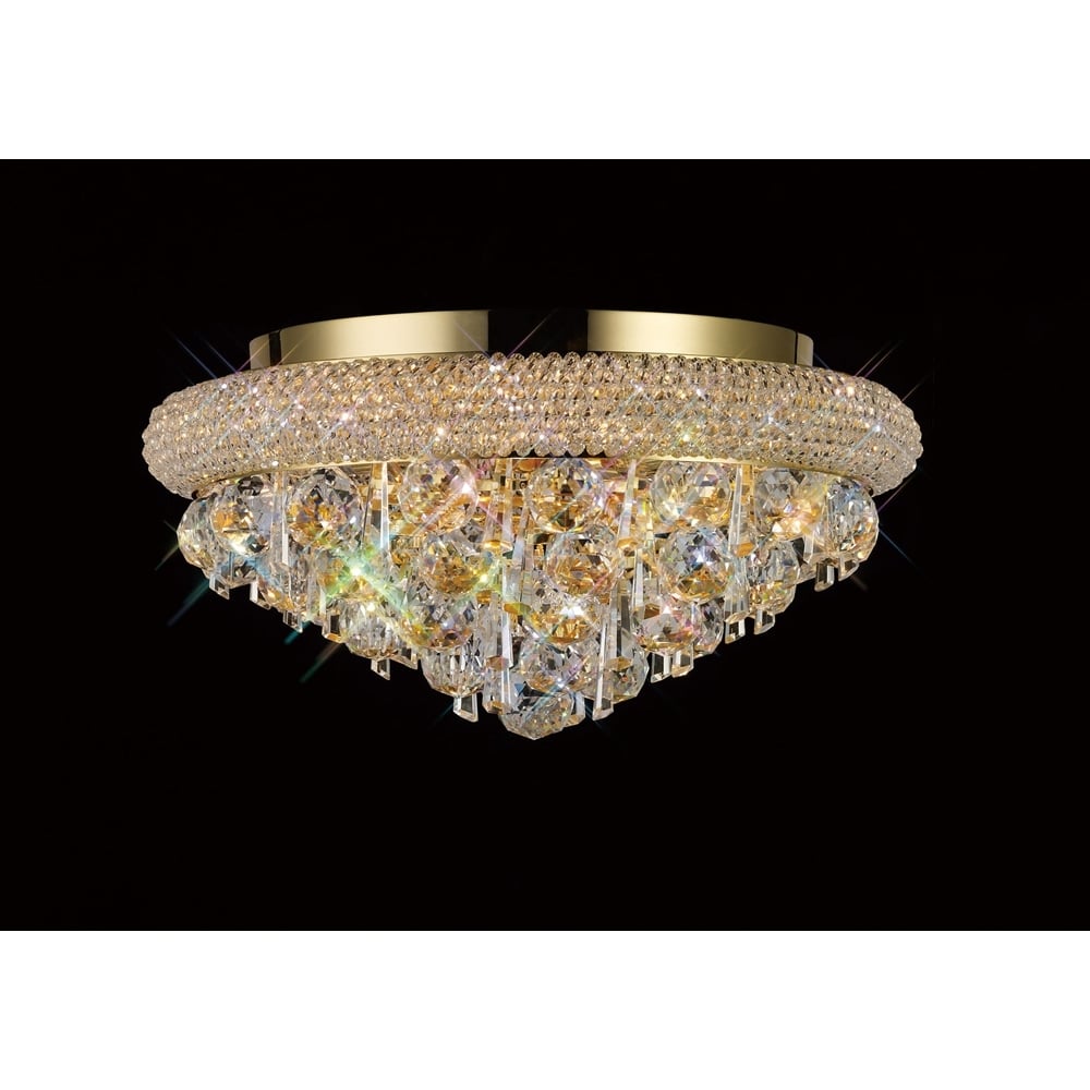 IL32105 Alexandra Ceiling Gold/crystal