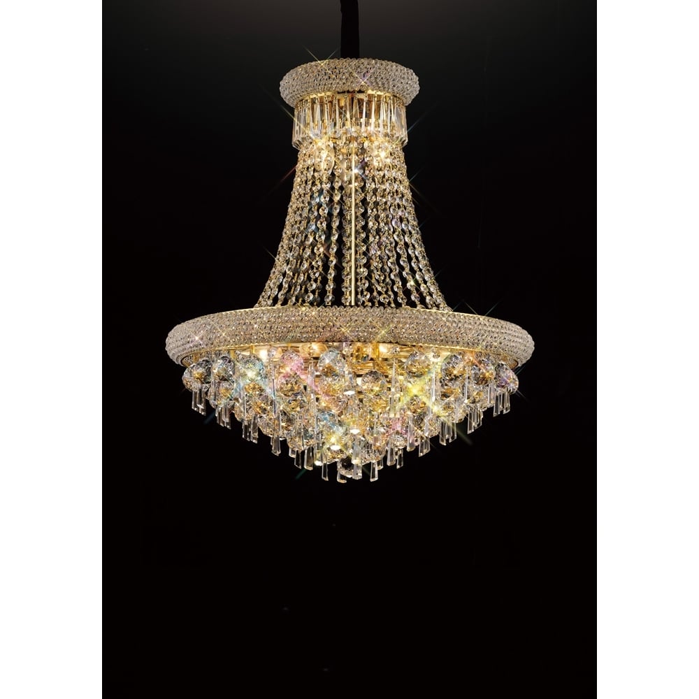 IL32111 Alexandra Pendant Gold/crystal