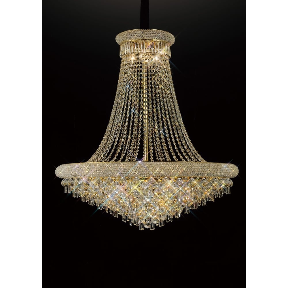 IL32112 Alexandra Pendant Gold/crystal
