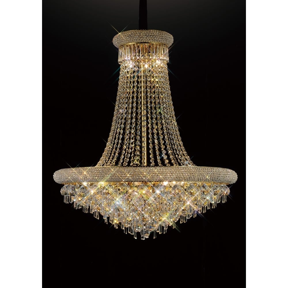 IL32113 Alexandra Pendant Gold/crystal