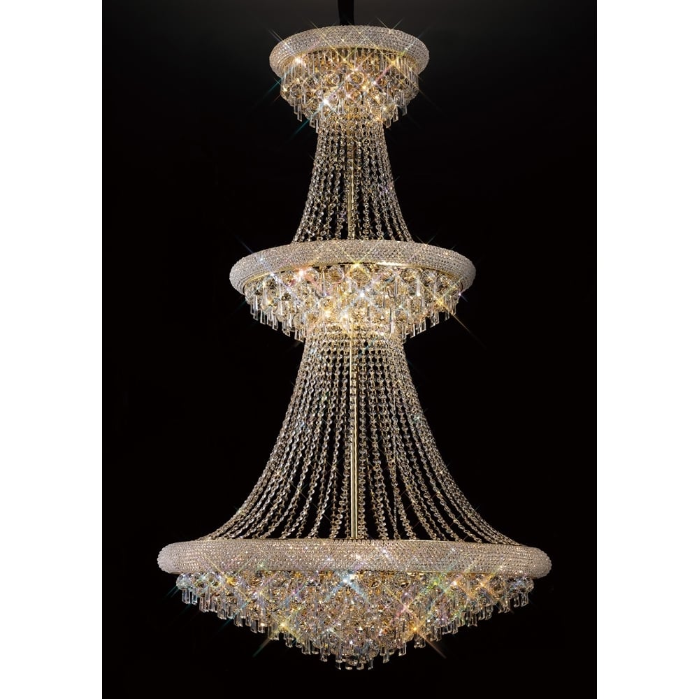 IL32115 Alexandra Pendant Gold/crystal