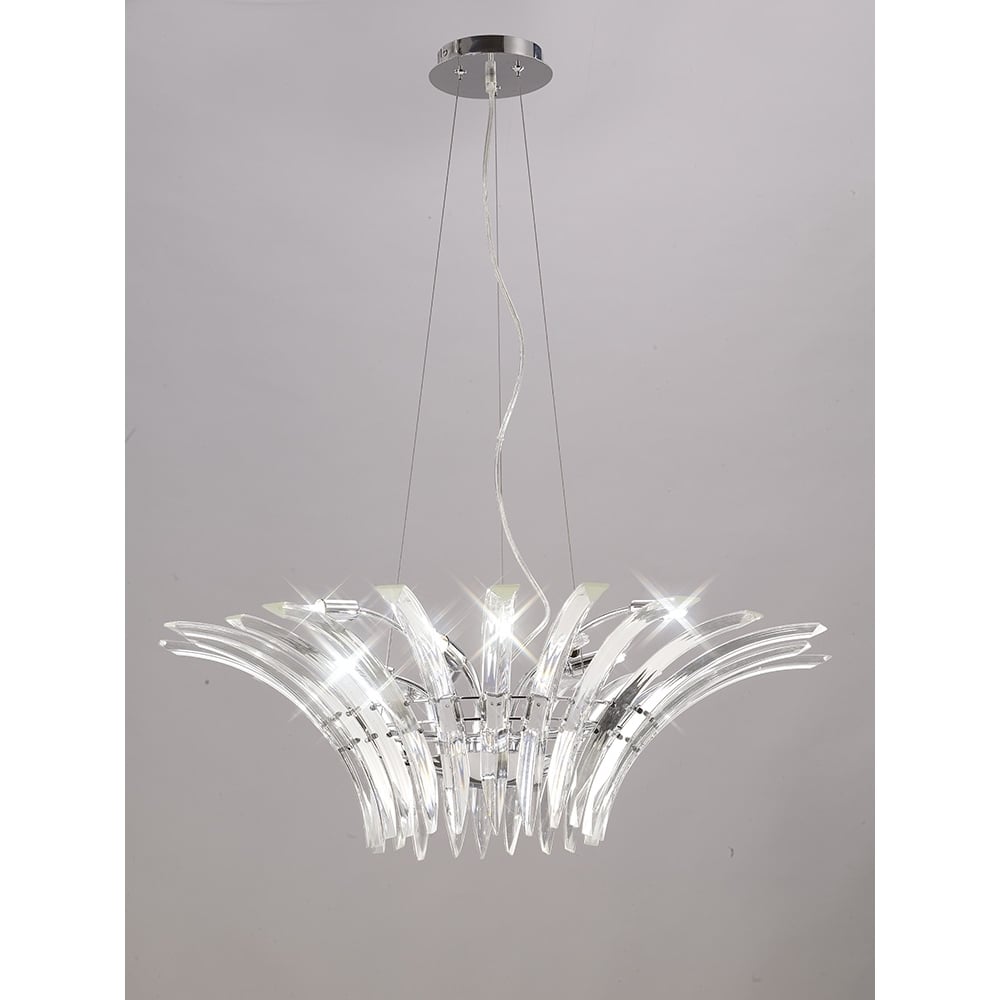 IL50443 Sinclair Pendant 9 Light Polished Chrome