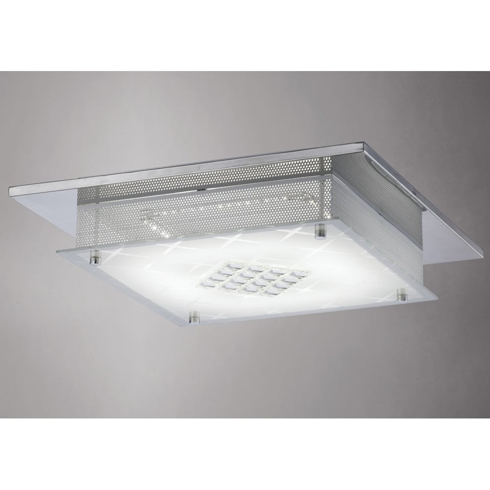 IL80051 Ines Ceiling LED Polished Chrome/crystal
