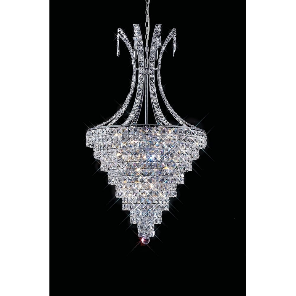 IL30049 Kanya Pendant Light Polished Chrome/crystal