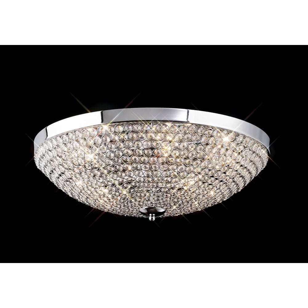 IL30188 Ava Ceiling 6 Light Polished Chrome/crystal