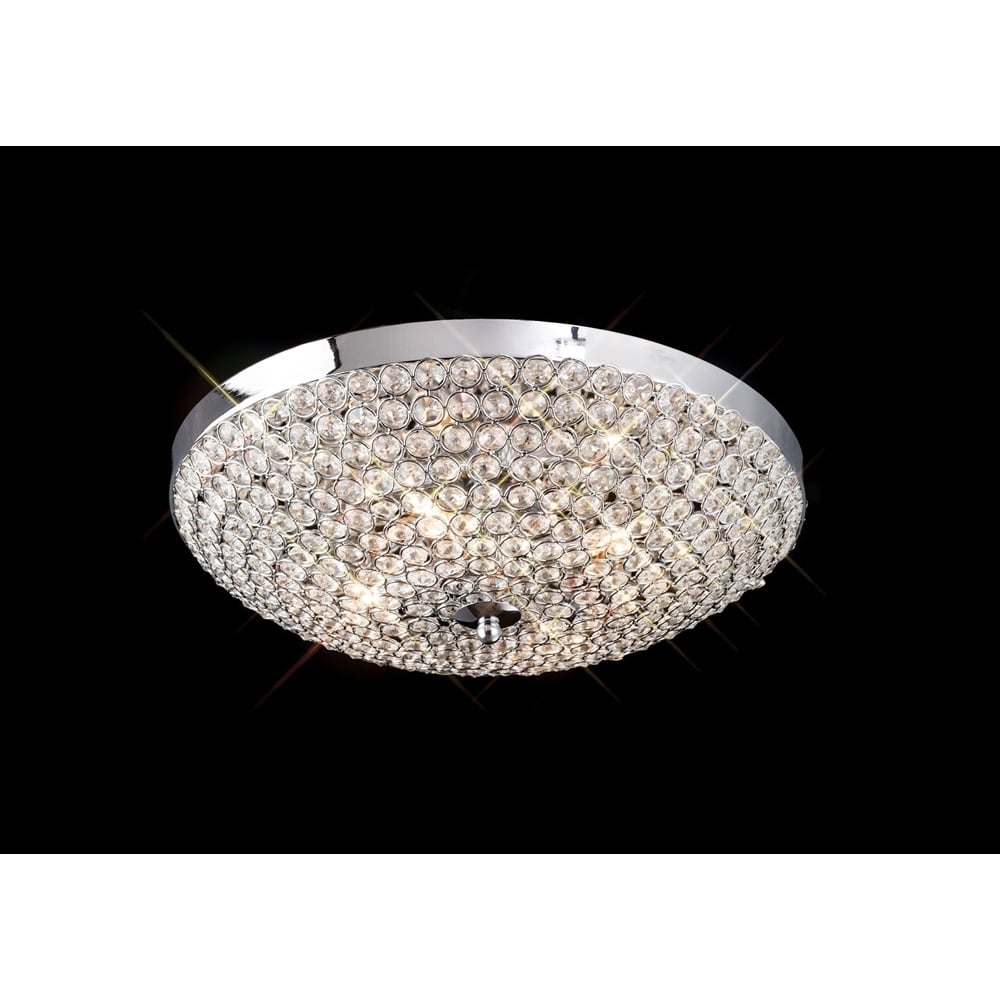 IL30187 Ava Ceiling 4 Light Polished Chrome/crystal