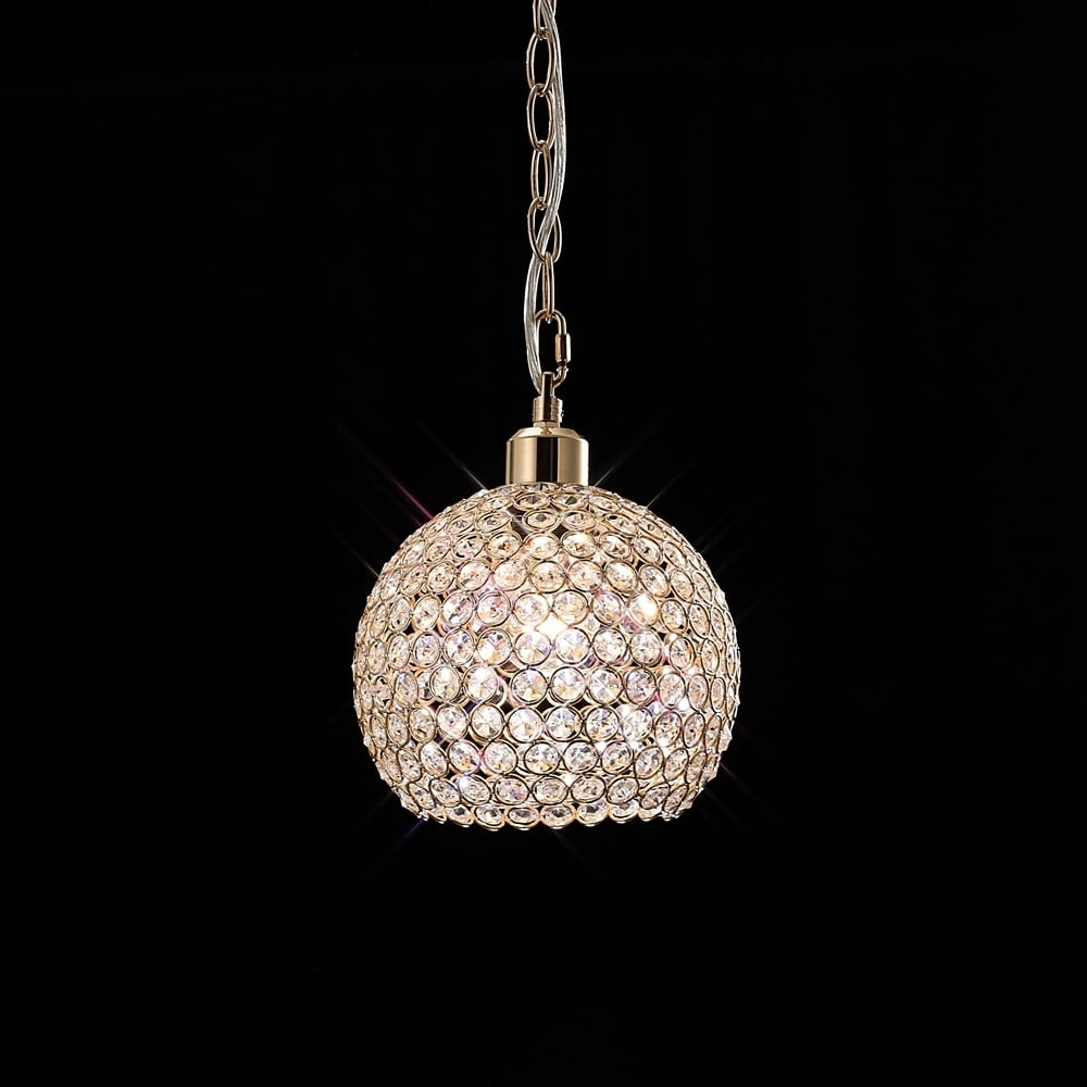 IL30762 Kudo Ball Shade French Gold/crystal Non Electrical (S)