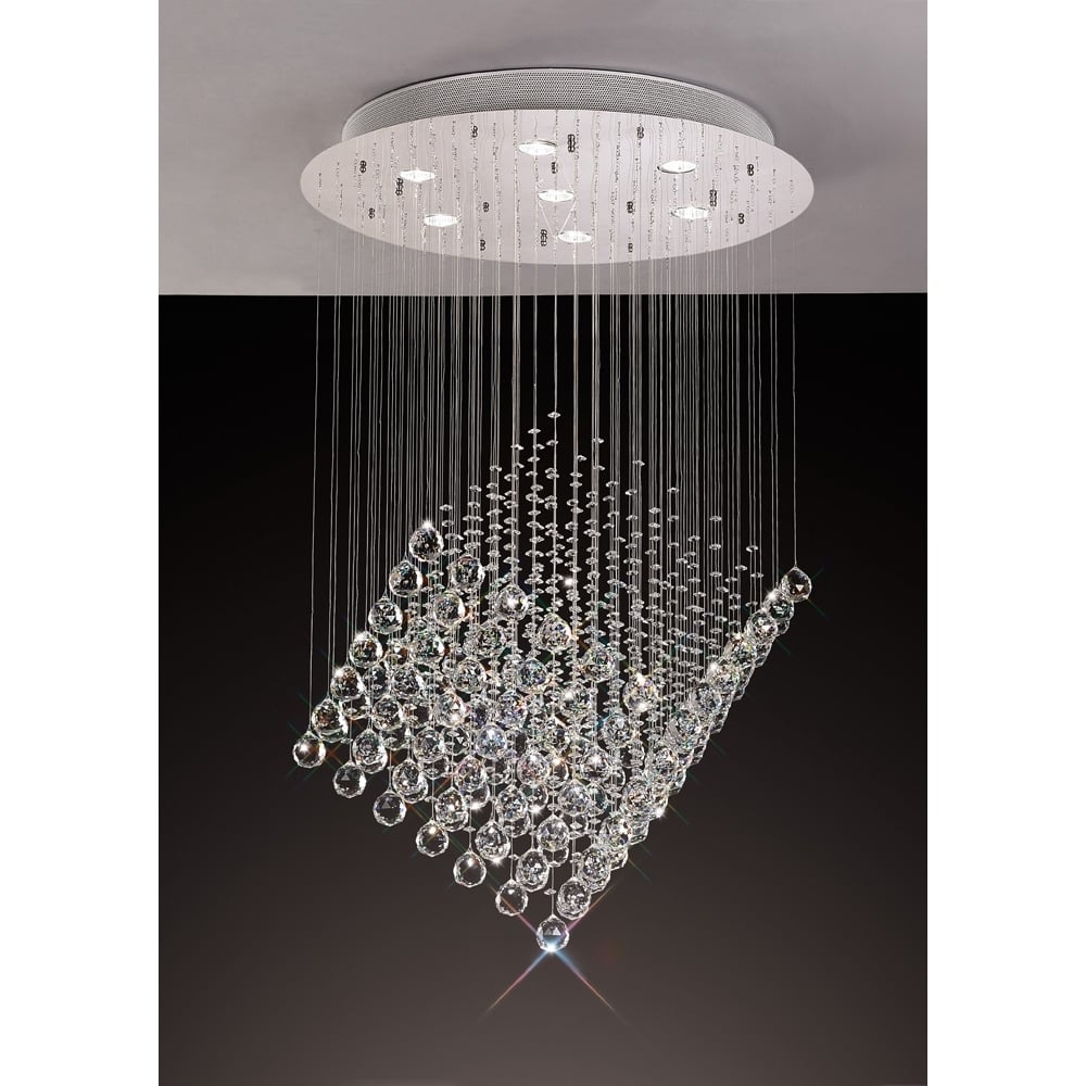 IL30783 Colorado Pendant Light Polished Chrome/crystal